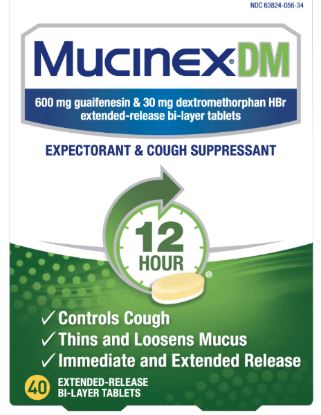 MUCINEX  DM  Extended Release BiLayer Tablets